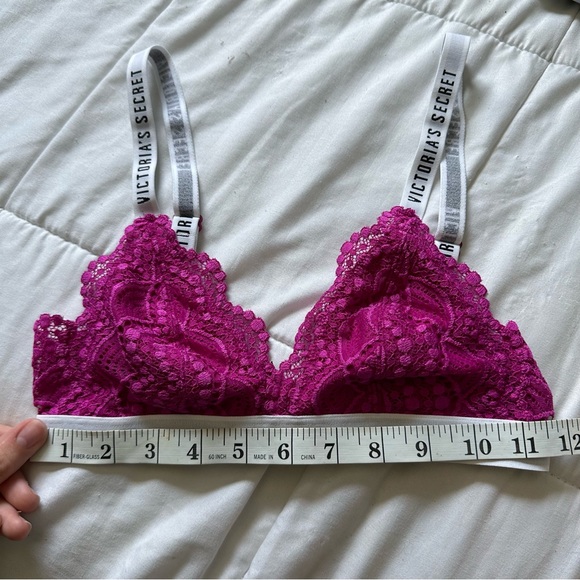 NWOT | Victoria’s Secret | Magenta Lace Bralette - Picture 9 of 11